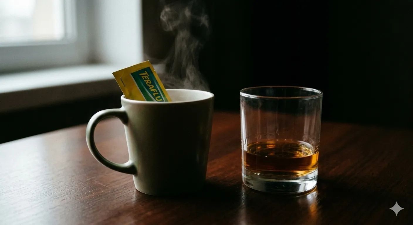 Терафлю и алкоголь